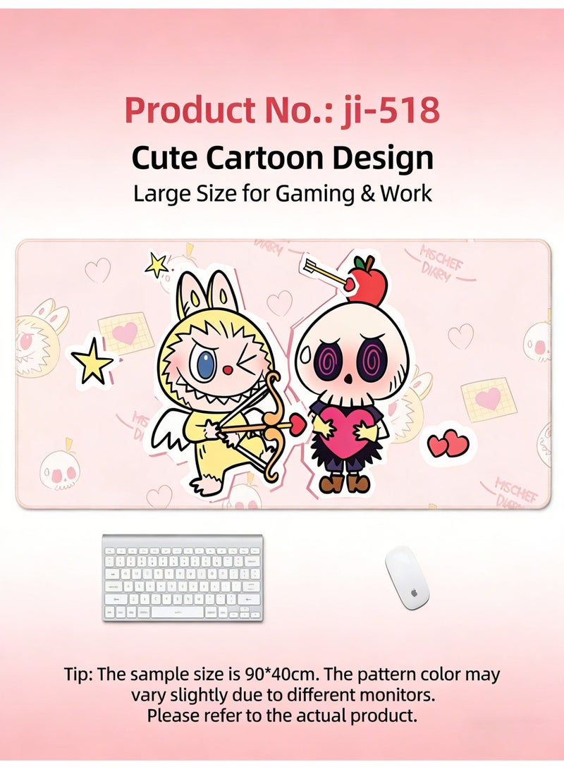 LABUBU Py Labubu Mouse Pad Office Keyboard Pad Labubu Trendy Play Mat Cute Girls Home Computer Desk Pad - Image 5